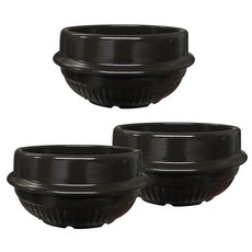 Happy Jung Korea 直火陶瓷湯鍋 解酒湯鍋 A款 Set, 直徑166毫米, 容量1200毫升x3入, 16.6cm, 3個
