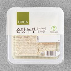 ORGA 고소한 손맛 두부, 300g, 1개 - 아기두부