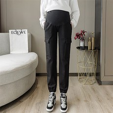 트렌디한 포켓이 포인트 캐주얼 임산부 바지
