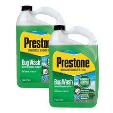 Prestone 百適通 強效亮澤雨刷精 2入 3.78L - 有效去除蟲屍、油膜，提升雨天駕駛安全, 2桶