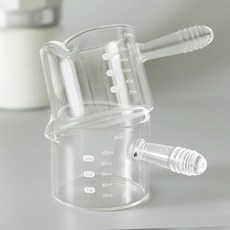 리본제이 내열유리 에스프레소 샷잔 일자 핸들 100ml, 2개