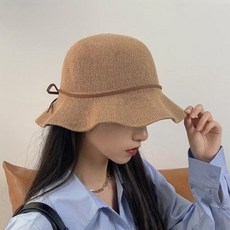 라피아모자
