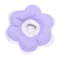 狗貓防水花瓣頸項圈粉紫色, 淡紫色, 1個