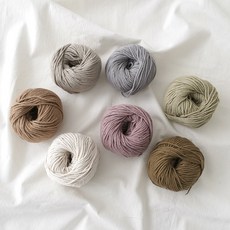 하울링 슬로우모먼츠 채소농장 린넨 뜨개실 7종 세트 45g