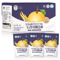 유기농마루 NFC착즙 도라지 배즙 30p, 어른용(무농약도라지25%) x 1박스