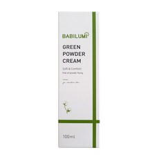 베비루미 유아용 그린 파우더 크림, 1개, 100ml