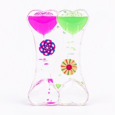 Art Joy 油旺水旺運動起泡水球, Heart Illusion Timer 粉色 綠色