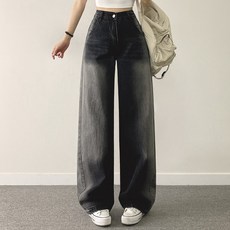 위드후이린 여성용 보이 와이드 데님 팬츠 성용 보이 와이드 데님 팬츠
