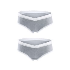 클리어 퓨어 레이스 로우웨스트 임산부 팬티 2p