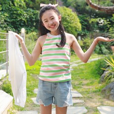 여아네온블라우스