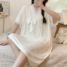 Sonio蕾絲孕婦連身睡衣