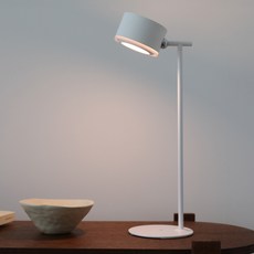 무아스 듀얼 LED 무선 마그넷 무드등 스탠드 MLL47, 화이트 화이트