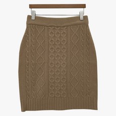 슈가펀 코나 케이블 울 스커트