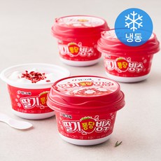 빙그레 딸기퐁당빙수 (냉동), 240ml, 4개