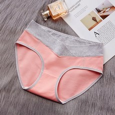 에어 투톤컬러 로우 임산부 팬티