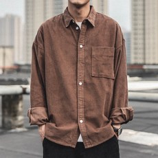 블랙101 남성용 컬러 자룰 캐주얼 셔츠 FC-2318723