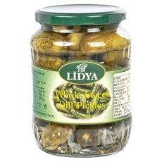LIDYA 莉迪亞 時蘿醋酸黃瓜, 670g/罐, 370g, 1罐