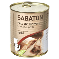 SABATON 糖漬栗子醬，1000g, 1kg, 1罐