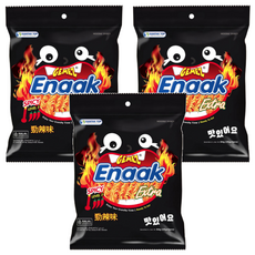 GEMEZ Enaak 韓式小雞麵 勁辣味，香脆可口，辣味十足, 84g, 3袋