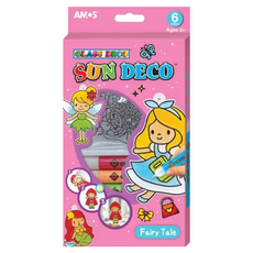 AMOS 阿摩司 6色吊飾DIY玻璃彩繪膠組, 玻璃裝飾, 10.5ml x 6色, 女孩, 1盒