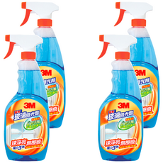 3M 魔利 玻璃亮光劑, 600ml, 4瓶
