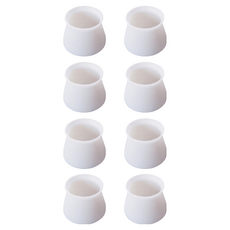葉子小舖 防滑矽膠桌椅腳套, 8入, 毛氈底座, 圓形/方形, 3.5 x 3 x 3cm, 8個