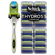 Schick 舒適牌 水次元 5Premium 敏感肌用刮鬍刀 + 刀片 x 17, 1組