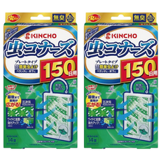 KINCHO 金鳥 150日防蚊掛片, 專利3D立體交叉網, 可水洗耐陽光, 持久耐用, 2盒