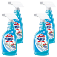 Kao 花王 Magiclean 魔術靈 玻璃清潔劑 噴槍瓶, 極淨晶亮 不留擦痕, 500ml, 4瓶