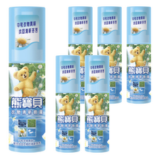 熊寶貝 衣物清新噴霧, 含天然精油, 美國專利消臭技術, 中和衣物異味, 森林瀑布, 100ml, 6瓶