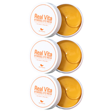 Prreti 維他命水凝膠眼膜 Set 60片, 清爽保濕，溫和呵護敏感眼周, 3罐