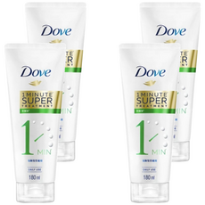 Dove 多芬一分鐘護髮精華 防斷修護, 日本髮纖維修護科技, 適用乾燥易斷髮質, 180ml, 4條