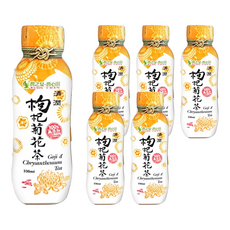 潤之泉潤心田 枸杞菊花茶, 330ml, 100%精華萃取, 無農藥殘留, 無添加, 6瓶