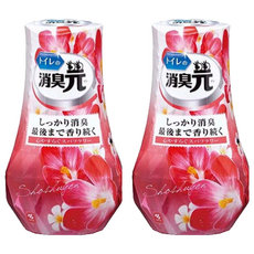 小林製藥 消臭元 浴廁芳香劑 - SPA療癒花香, 400ml, 消臭濾鏡, SPA療育花香, 2罐