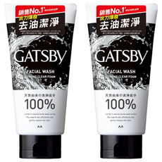 GATSBY 長效控油洗面乳, 130g, 2條
