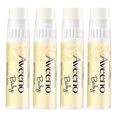 Aveeno 艾惟諾 嬰兒燕麥舒緩護唇膏 4g, 4支