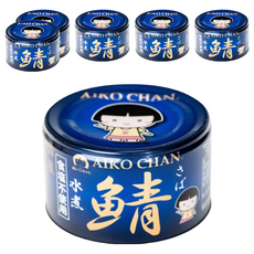 AIKO CHAN 伊藤食品 水煮鯖魚罐, 日本青森縣產, 食鹽不使用, 150公克, 150g, 6罐