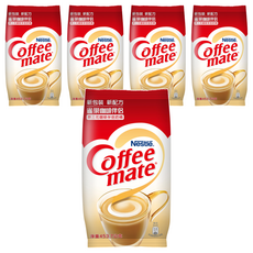 NESCAFE 雀巢咖啡 原三花咖啡伴侶, 新包裝 新配方，淨重453.7公克, 453.7g, 5包