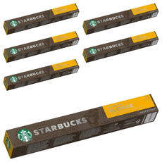 STARBUCKS 星巴克 黃金烘焙咖啡膠囊 Nespresso咖啡機專用, 5.3g, 10顆, 6盒