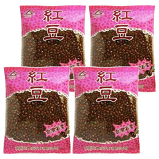 同正 台灣產 紅豆，含有豐富膳食纖維, 600g, 4包