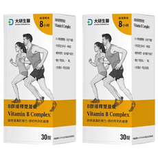 大研生醫 B群緩釋雙層錠，添加五味子和牛磺酸，維持體力，30錠, 30顆, 930mg, 2盒