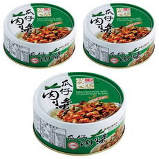 台糖 安心豚瓜仔肉醬, 100%台灣豬肉, 160g, 3罐