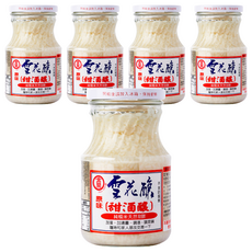 金蘭 雪花釀, 獨家培育麴種 保留圓糯米香氣, 純糯米天然發酵, 500g, 5罐