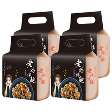 老媽拌麵 麻辣拌麵, 古法日曬手工製作, 麵條Q彈有勁, 醬料完美附著關廟刀削麵, 4包