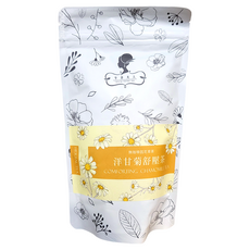午茶夫人 洋甘菊舒壓茶，三角立體茶包，無咖啡因，紅棗枸杞，舒緩放鬆身心, 3g, 10包, 5袋
