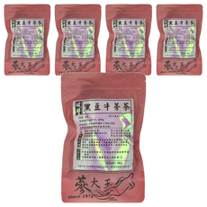 蔘大王 黑豆牛蒡茶包 6gX15入 共90g, 6g, 15個, 5包