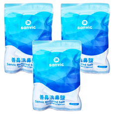 sanvic 善維 善鼻 洗鼻鹽 洗鼻瓶專用, 3袋
