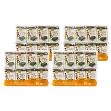 Hanadamfood 金小姐 廣川傳統海苔 Set 16包, 低熱量解嘴饞好選擇, 4g, 64包