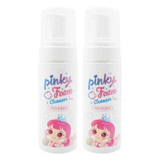i'm pinky Princess 兒童專用泡沫潔顏慕斯, 細緻綿密慕斯 溫和潔膚, 弱酸性PH值 肌膚油水平衡, 不流淚配方, 150ml, 2瓶