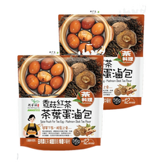 AWAStea 阿華師 香菇紅茶茶葉蛋滷包袋, 台灣日月潭紅茶, 特選中藥材, 56公克/包, 56g, 2包
